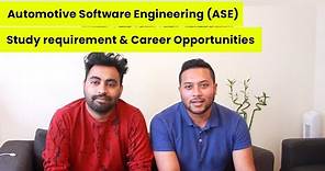 Career prospect of Automotive Software Engineering (ASE) in Germany | TU Chemnitz