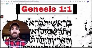 Estudio de Genesis 1:1 en Hebreo Bíblico | Los 6000 años