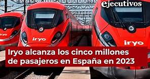 Noticia destacada: Iryo alcanza 5 millones de pasajeros en España