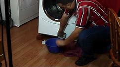 Whirlpool, GE Front Load Washer Wont Drain or Spin Clean Filter & Drain Water