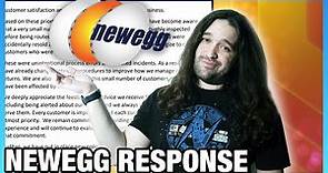 Newegg Responded (Sort Of)