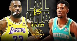 Los Angeles Lakers vs Charlotte Hornets Highlights | February 5, 2024 | FreeDawkins