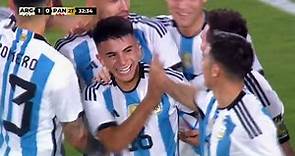 Thiago Almada SCORES FIRST GOAL for ARGENTINA! 🇦🇷