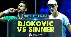 EPIC Novak Djokovic vs Jannik Sinner Match Highlights! | Nitto ATP Finals 2023
