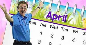April | Calendar Song for Kids | Month of the Year Song | Jack Hartmann