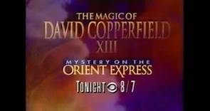 David Copperfield Mystery on the Orient Express TV Commercial Ad