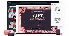 Free Gift Certificate Maker - Create Certificates Online | Visme