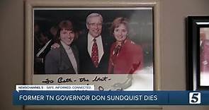 Former Tennessee Governor Don Sundquist dies