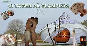 VI TAGER PÅ GLAMPING! GRWM, Julehygge & Saunagus i December