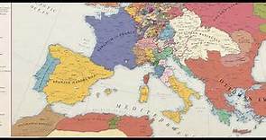 Mapa de Europa año 1700 DC