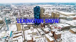 Downtown Lexington Snow