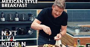 Gordon Ramsay Burns his Tortilla Cooking Breakfast with Richard Blais | Next Level Kitchen