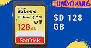 Unboxing Tarjeta SD SanDisk Extreme de 128 GB en español | México