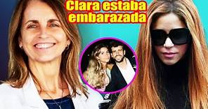 mamá de Gerard Piqué confirmó: Sí, Clara estaba embarazada del Gerard Piqué. Shakira sollozó