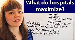 What do Not-For-Profit Hospitals Maximize?