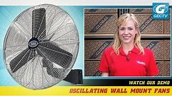 Oscillating Wall Mount Fans