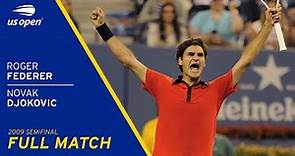Roger Federer vs Novak Djokovic Full Match | 2009 US Open Semifinal