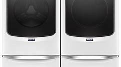 Maytag 4.8 CuFt Front Load Washer, Electric Dryer & Pedestals Package - MAYTLAUNDRYPACK11
