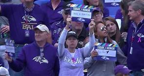 Ravens Honor Those Fighting Cancer with Crucial Catch Moment