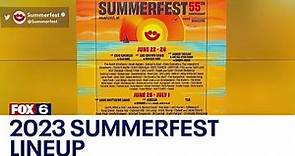 2023 Summerfest lineup announced | FOX6 News Milwaukee