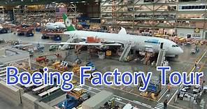 Boeing Everett Factory Tour | Boeing 747, 767, 777 & X & 787 Assembly Line