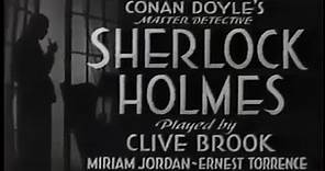Sherlock Holmes (1932) with Clive Brook