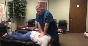 Houston Chiropractor Dr Gregory Johnson Sees Patient For 1st Time Ever Chiropractic Experience