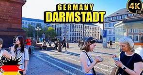 🇩🇪 Darmstadt City | Germany Walking Tour | 4K Video