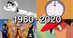 The Evolution of Anime Series (1960 - 2020) | History of Anime through Openings