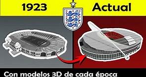 ⚽ Mira cómo ha cambiado Wembley | su historia y cambios mostrados con Modelos 3D