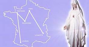 Le M de Marie sur le France et les Apparitions Mariales de Pellevoisin