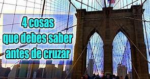 Puente de Brooklyn en New York City, 4 consejos antes de cruzar