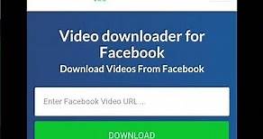 cara download video di facebook