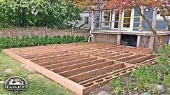 How To Build A Ground Level Patio Deck