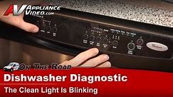 Whirlpool Dishwasher Repair - Clean Light Blinking - Heater
