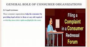 38 - General Roles of Consumer Organization