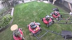 My 4 lawn mowers