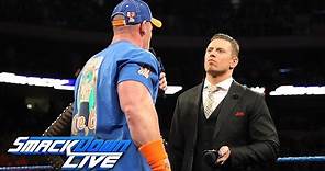 John Cena and The Miz engage in a war of words on "Miz TV": SmackDown LIVE: Feb. 28, 2017