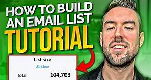 How To Build Email List For Affiliate Marketing in 2023! [Step by Step]