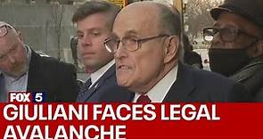Rudy Giuliani speaks after jury awards $148M to election workers over 2020 vote lies