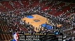 2001 NBA Finals: Lakers at Sixers, Gm 4 part 12/12