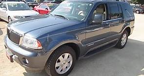 2003 LINCOLN AVIATOR LUXURY EDITION Start Up, Walk Around Tour And Review