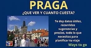 PRAGA: Descubre una ciudad increíble, recorrido, datos, historias y precios.
