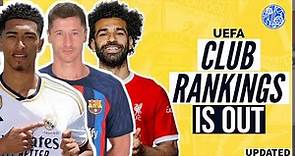 What Is The Rank Of Your Club | UEFA Club Rankings | Real Madrid | Liverpool