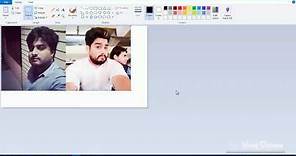 How to Put Two Pictures Together using Paint in Windows 10 | 11 - 2022