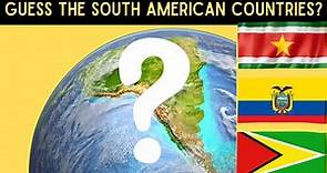 Guess the countries by map | Countries of South America Map Quiz