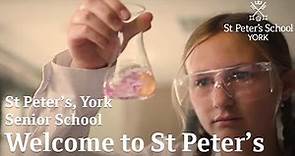 Welcome | St Peter's Senior School