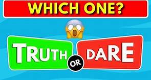 Truth or Dare Questions 😇😈 Interactive Game