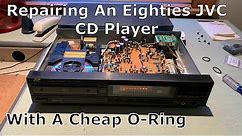 Fixing Eject Tray On An 80s JVC CD Player With A Cheap O-Ring