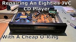 Fixing Eject Tray On An 80s JVC CD Player With A Cheap O-Ring